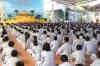 Thái Bình: Gần 500 thiện sinh về chùa Từ Xuyên dự khóa tu sen hồng