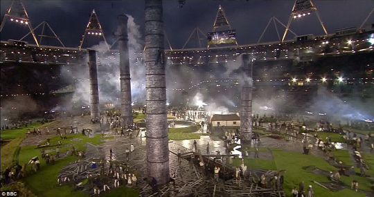 o21 Hình ảnh lễ khai mạc Olympic 2012 hoành tráng