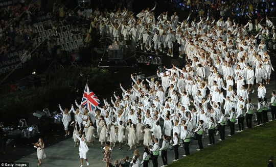 VQ2 Hình ảnh lễ khai mạc Olympic 2012 hoành tráng