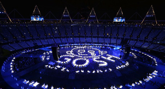 10 Hình ảnh lễ khai mạc Olympic 2012 hoành tráng