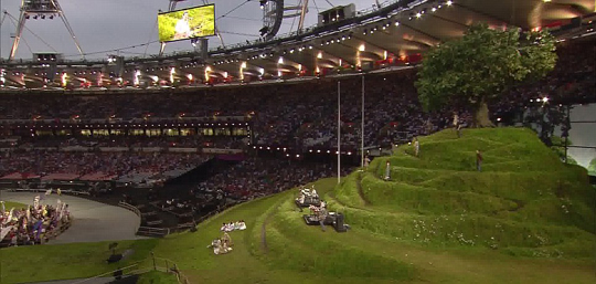 o17 Hình ảnh lễ khai mạc Olympic 2012 hoành tráng