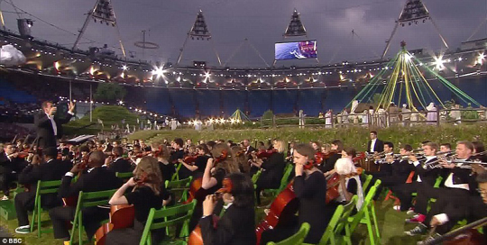 o18 Hình ảnh lễ khai mạc Olympic 2012 hoành tráng