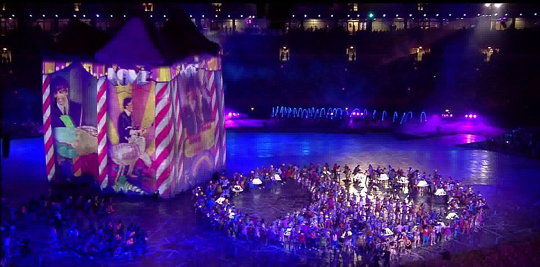 o28 Hình ảnh lễ khai mạc Olympic 2012 hoành tráng